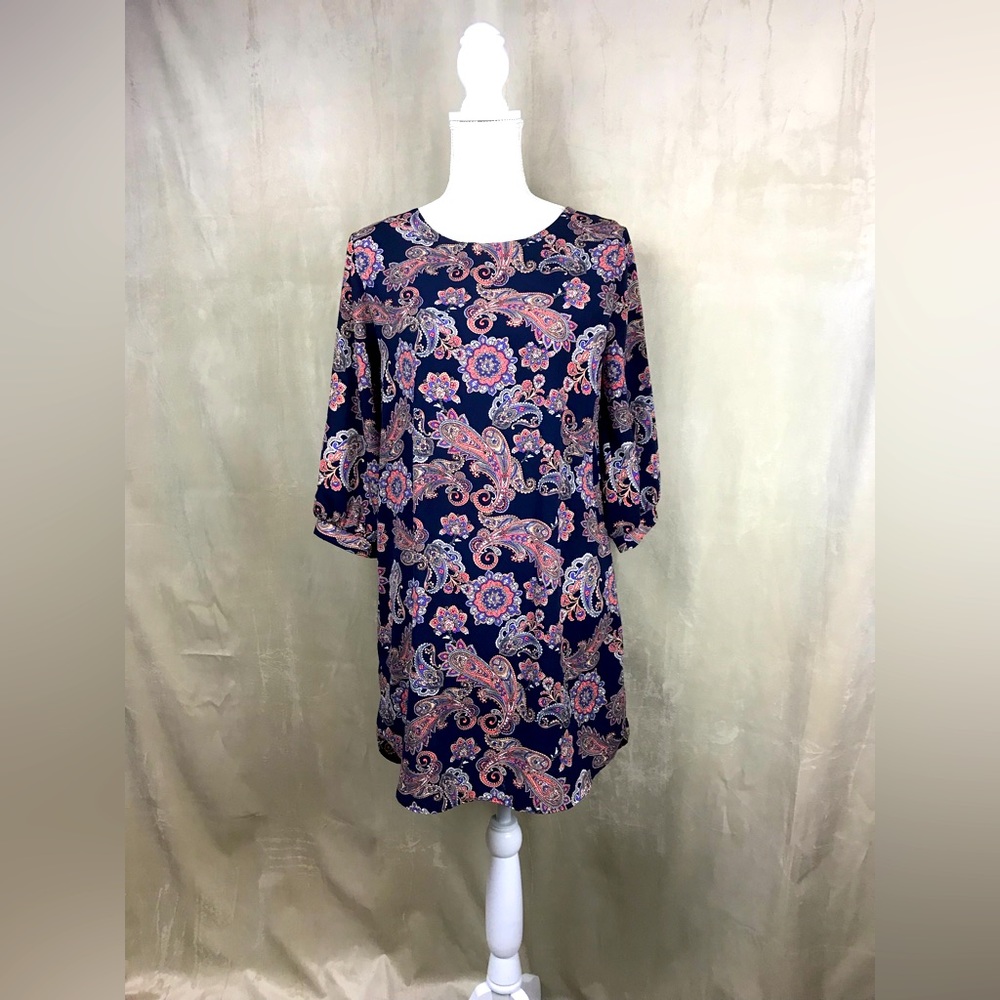 Anthroplogie Everly Paisley Print Dress sz Small